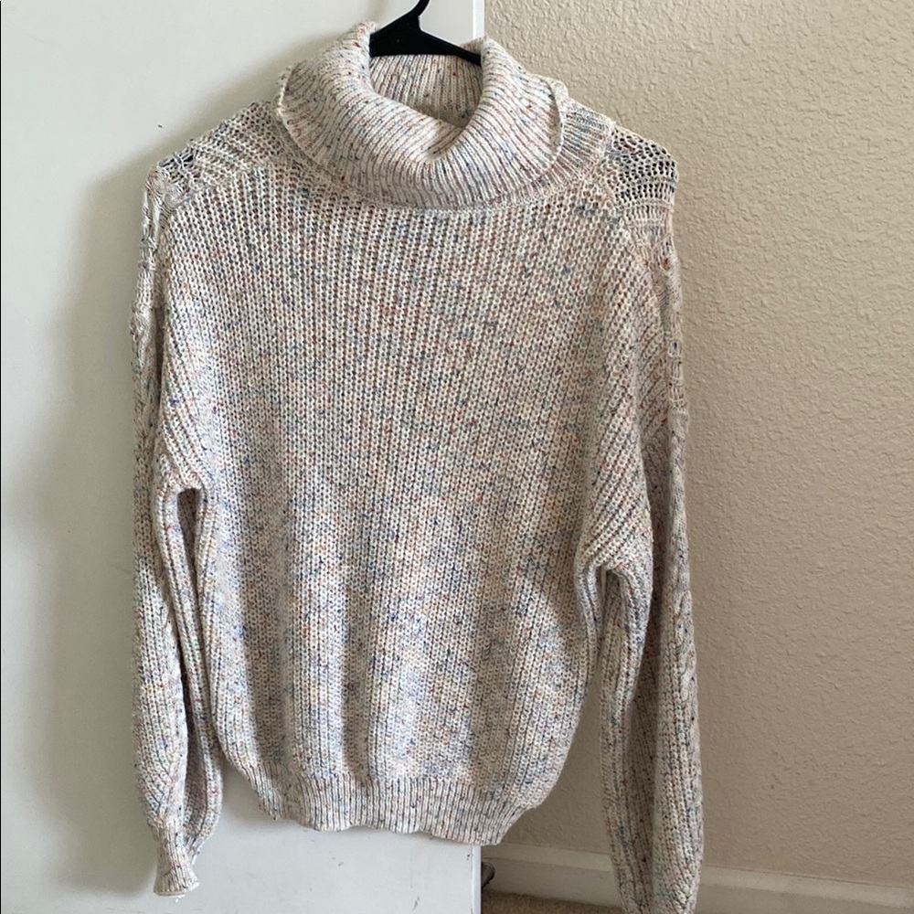 Women's confetti Sweater vintage style